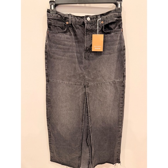 Reformation Dresses & Skirts - Reformation Tazz‎ Maxi Denim Skirt - Liman Wash (Size 26)